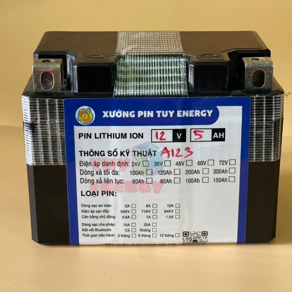 acquy pin xe máy